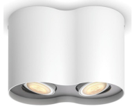 Philips Hue White ambiance Kinkiet Pillar podwójny (biały) - 726813 - zdjęcie 1